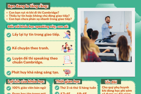 Chiêu sinh khóa học hè giao tiếp 2026