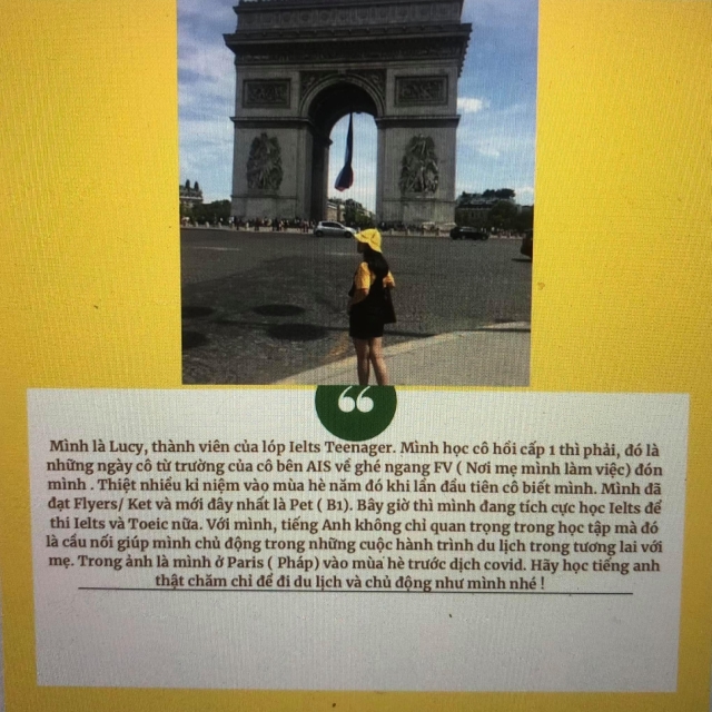 LUCY LỚP IELTS TEENAGER
